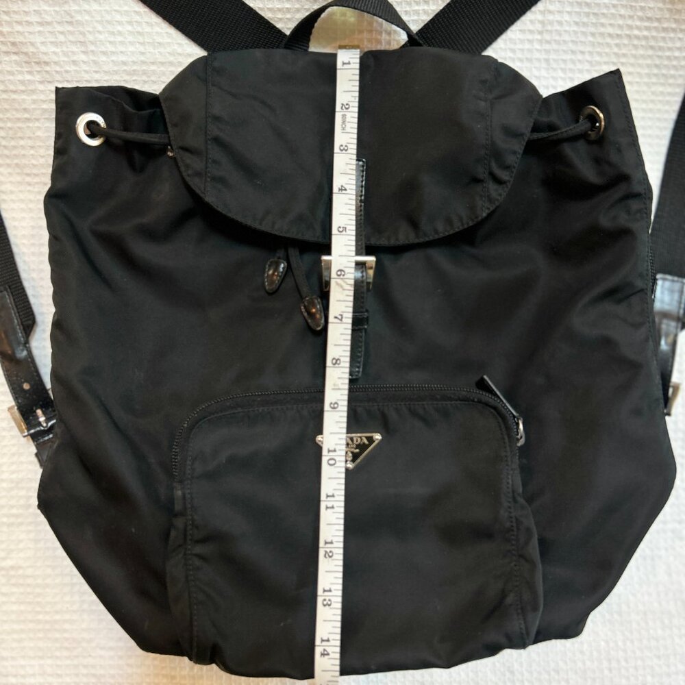 Prada Nylon Back Pack Pristine Condition + Authen… - image 2
